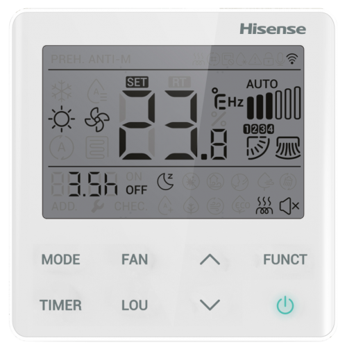 HISENSE Внутренние блоки настенного типа серии ZOOM FREE Match DC Inverter R32 AMS-12UW4RYRKB01